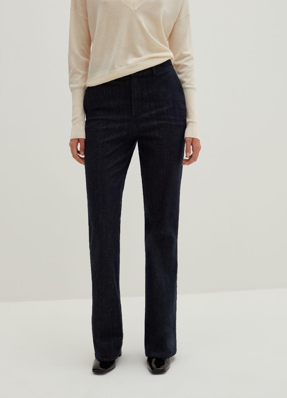 Stefanel Jeans straight fit in cotone e cashmere Rilascio limitato