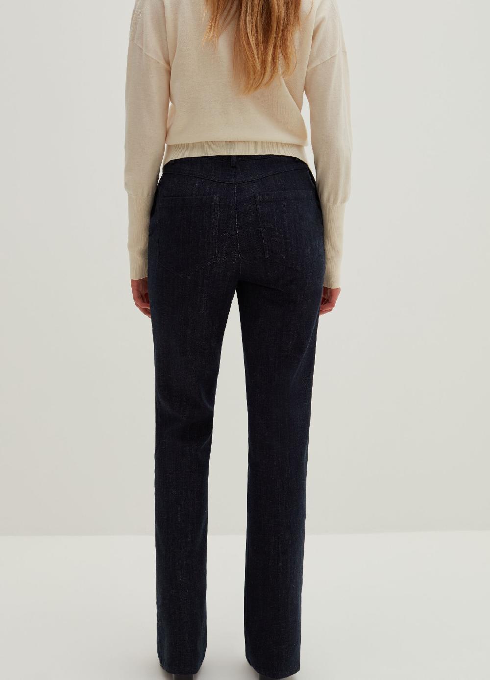 Stefanel Jeans straight fit in cotone e cashmere Rilascio limitato