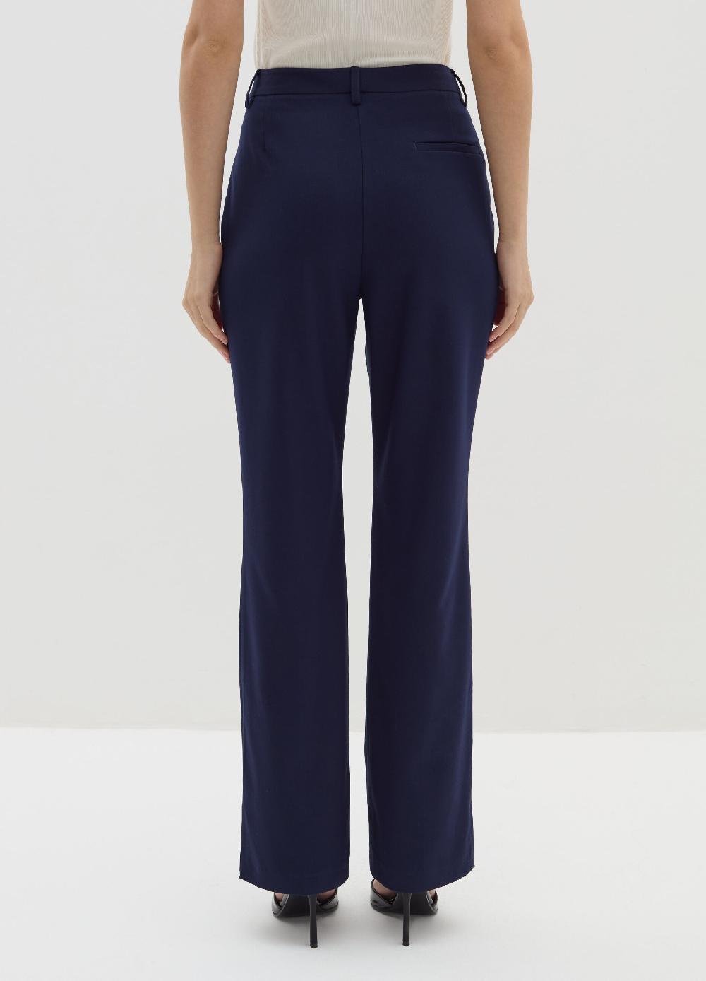 Stefanel Pantalone flare fit in flanella Ultimo giorno