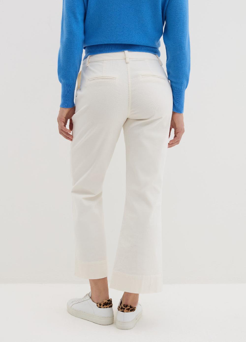 Stefanel Pantalone flare fit in corduroy Discount Store per i nuovi prodotti
