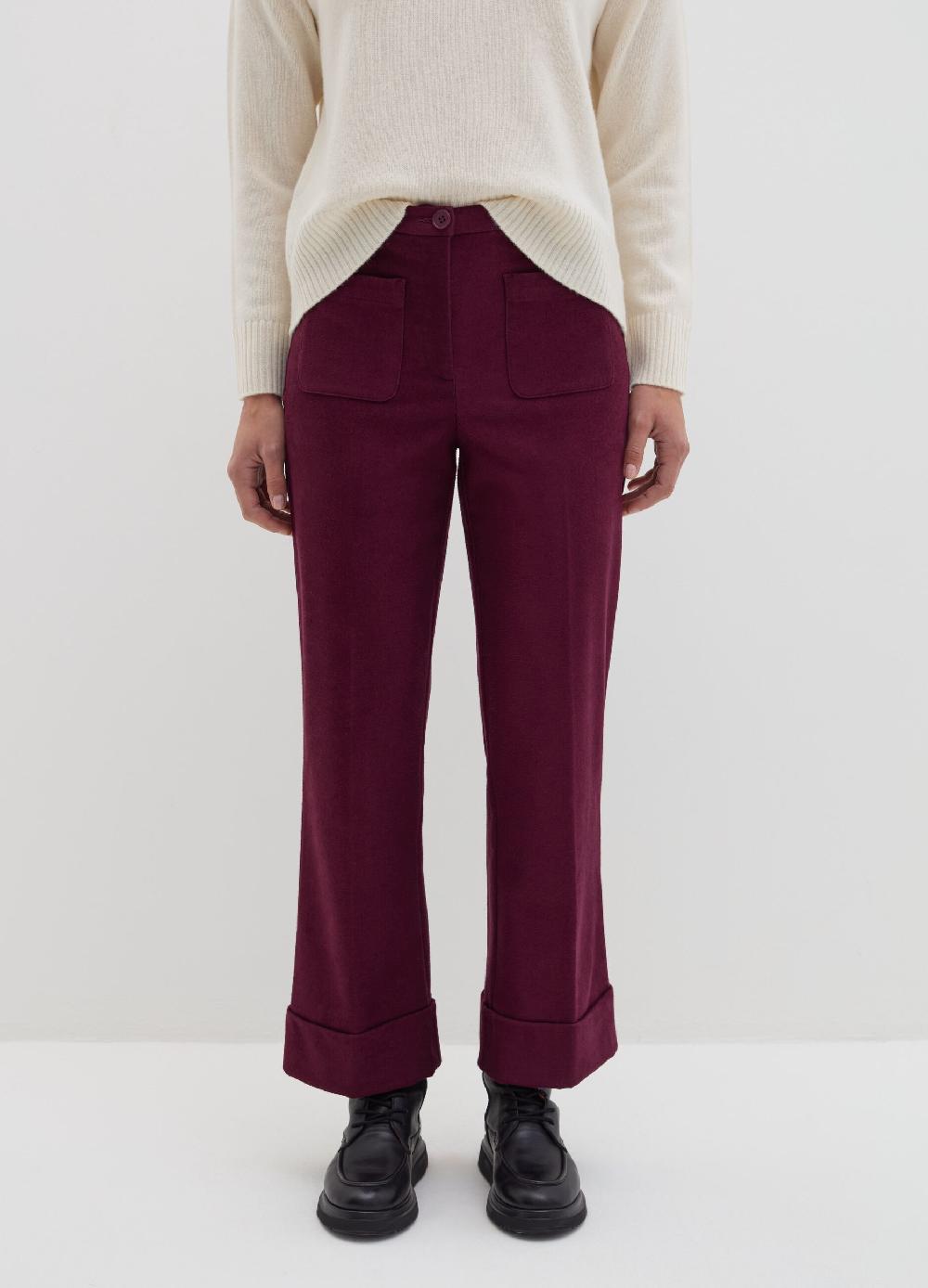 Stefanel Pantalone crop in twill stretch Solo un giorno rimasto