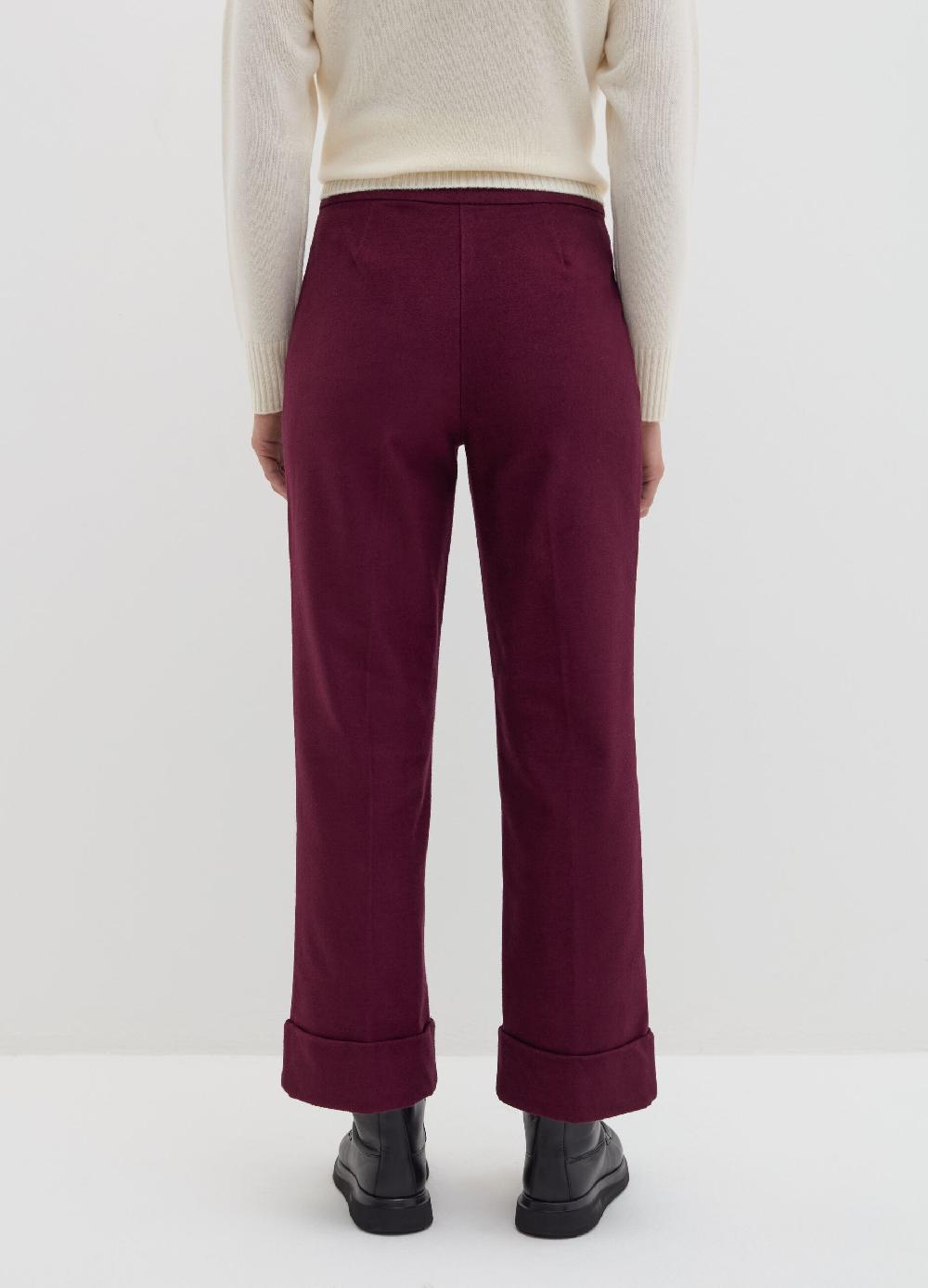Stefanel Pantalone crop in twill stretch Solo un giorno rimasto