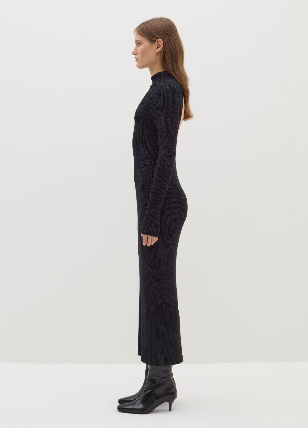 Stefanel Vestito a tubo in lurex con dettaglio cut out In vendita