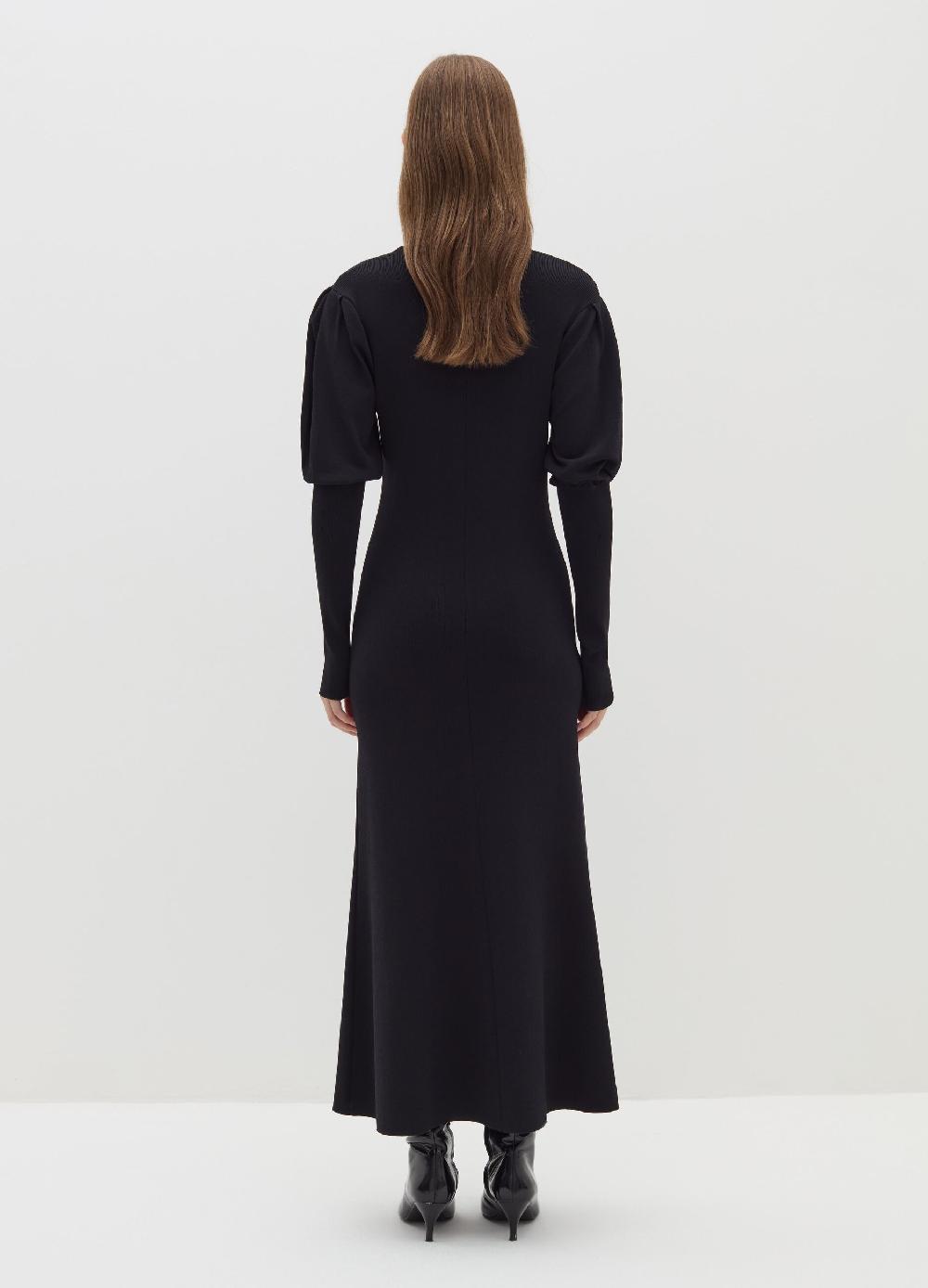 Stefanel Vestito lungo in maglia a costine Duty-free