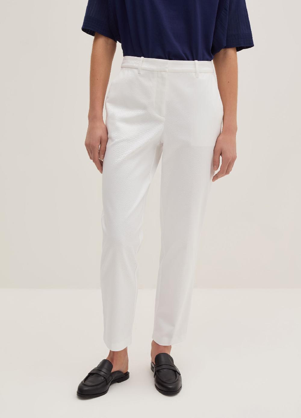 Stefanel Pantalone crop a sigaretta in twill stretch Italy