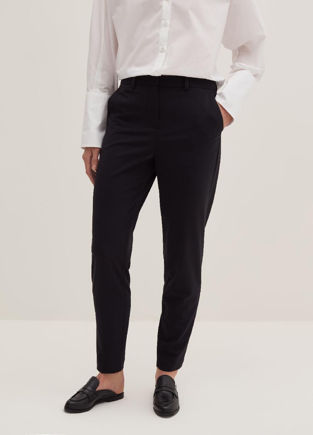 Stefanel Pantalone a sigaretta in gabardina stretch In Linea