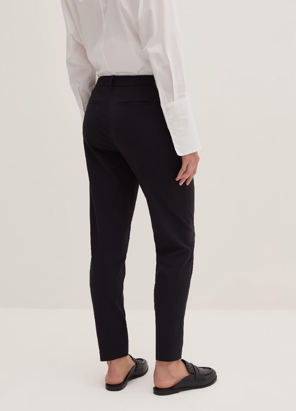 Stefanel Pantalone a sigaretta in gabardina stretch In Linea