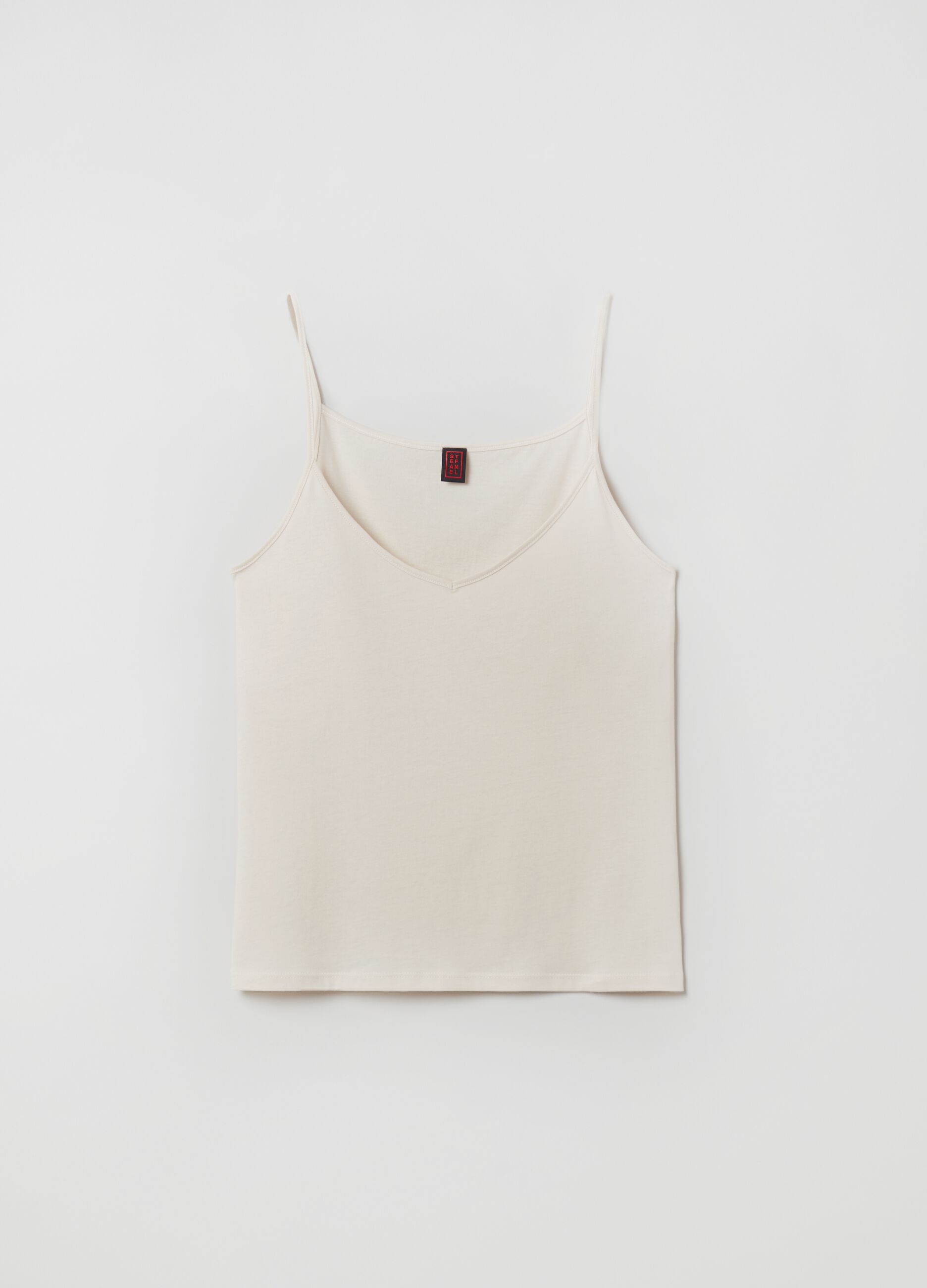 Stefanel Tank top in modal e cotone Nuovo