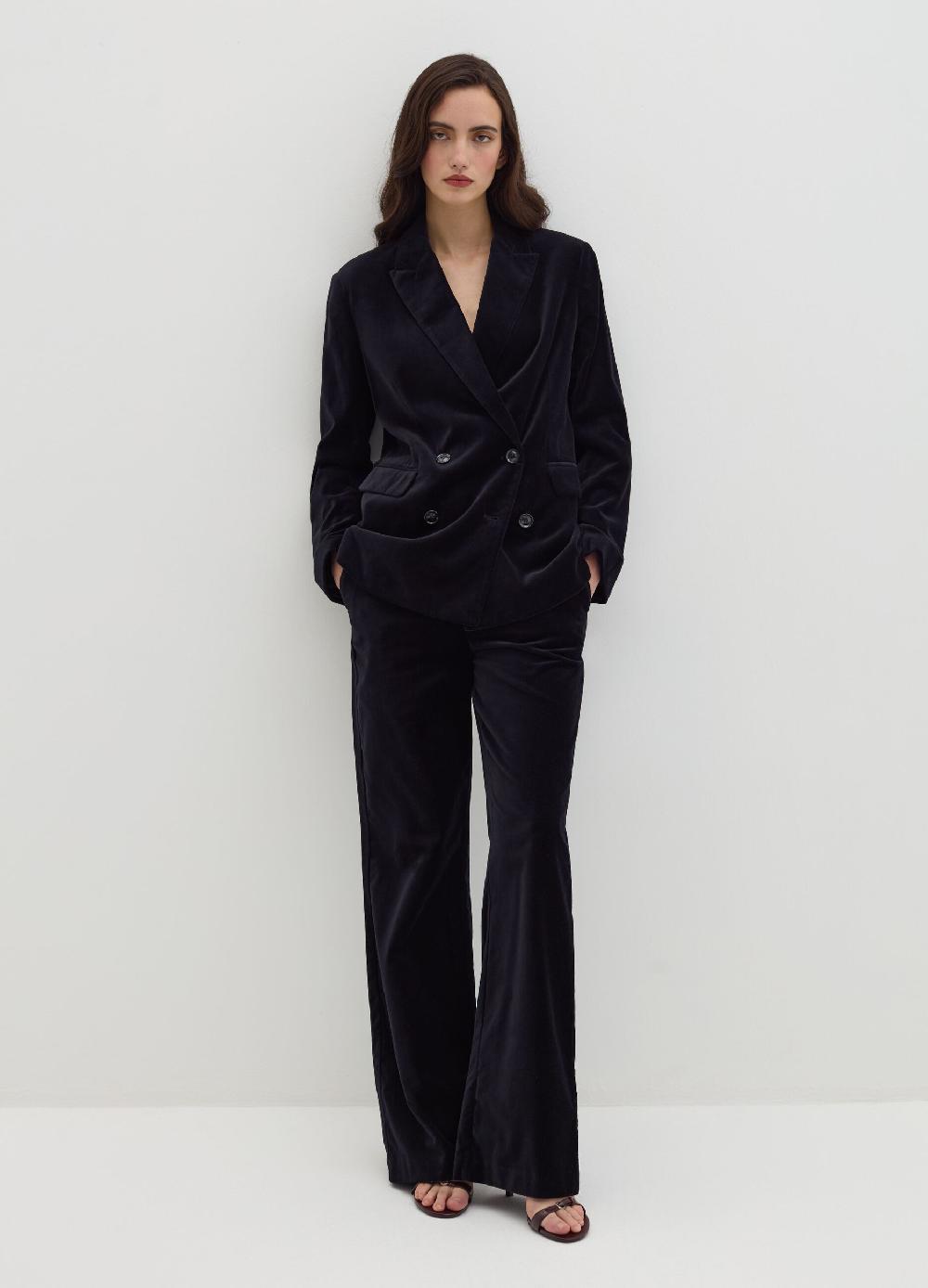 Stefanel Pantalone flare fit in velluto Soddisfazione Garantita