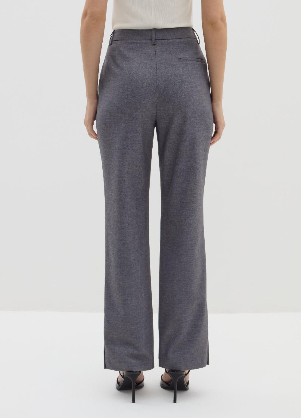 Stefanel Pantalone flare fit in flanella Qualità Garantita
