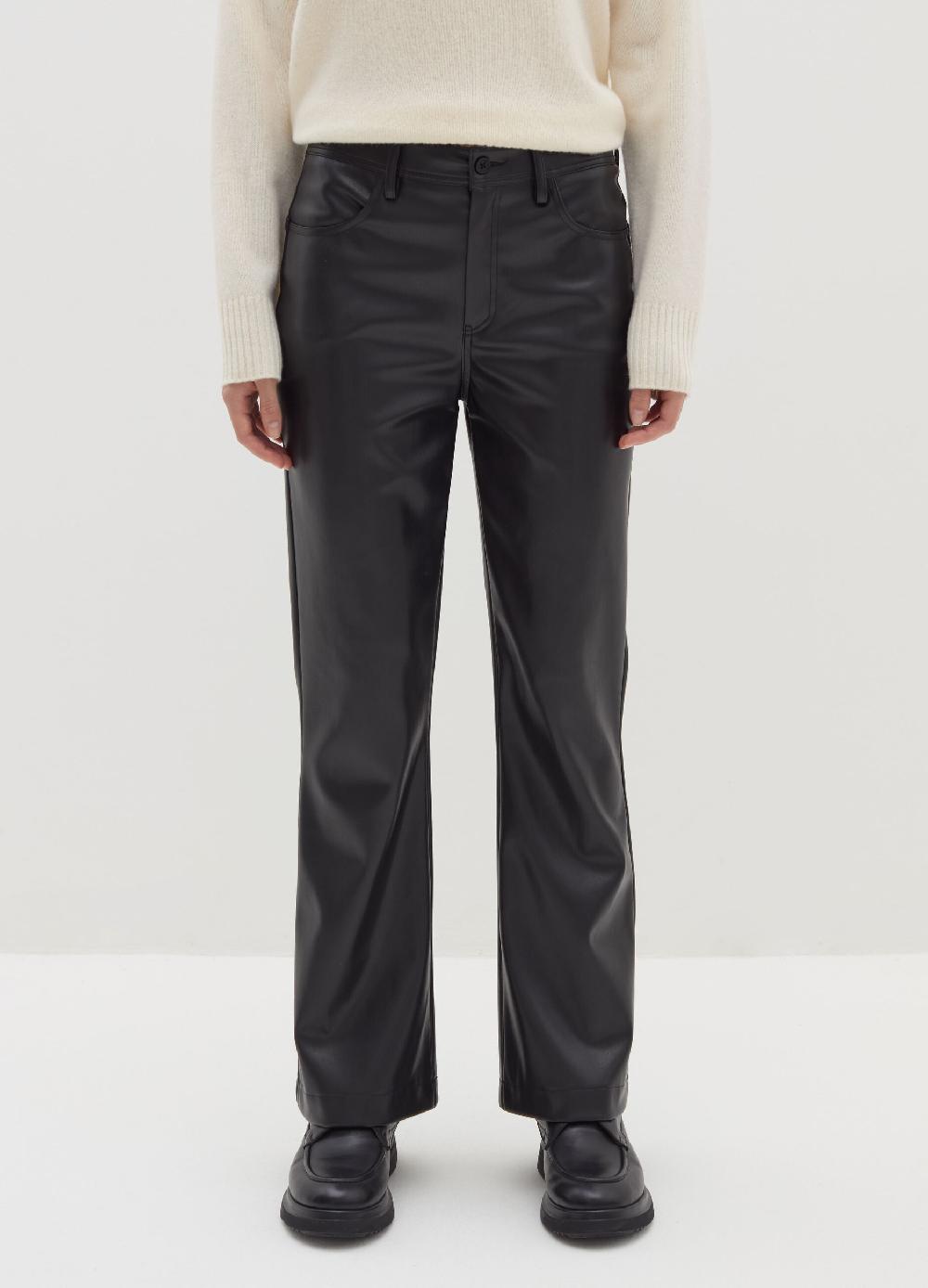 Stefanel Pantalone straight fit effetto lucido Shopping Online