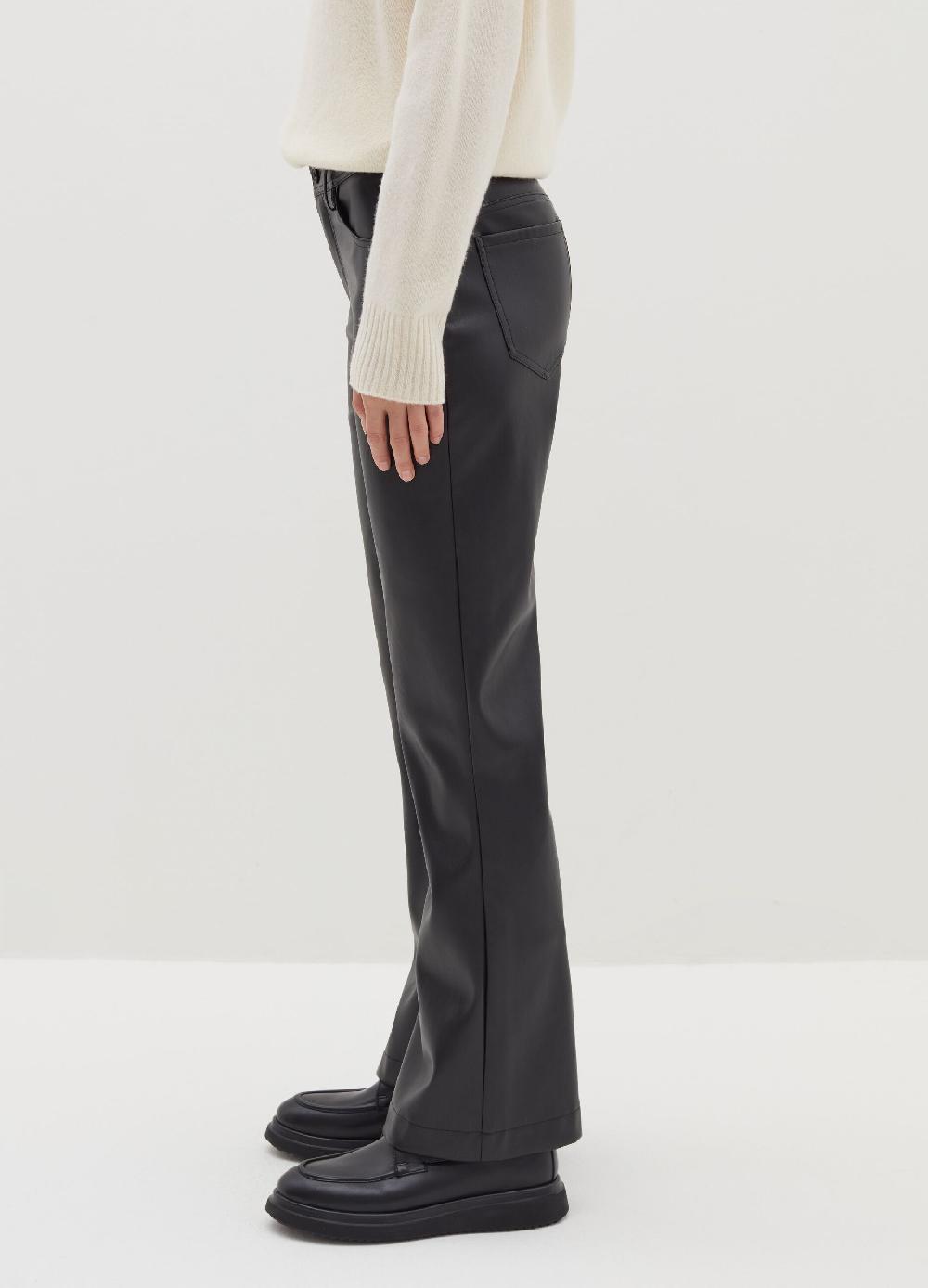 Stefanel Pantalone straight fit effetto lucido Shopping Online