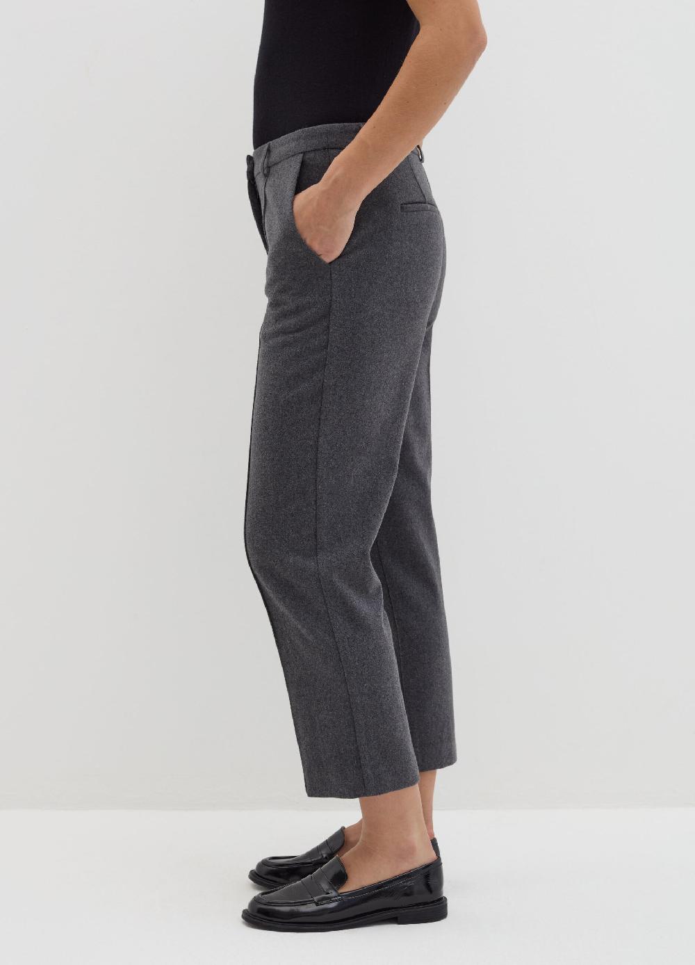 Stefanel Pantalone crop straight fit in pannetto Sottocosto