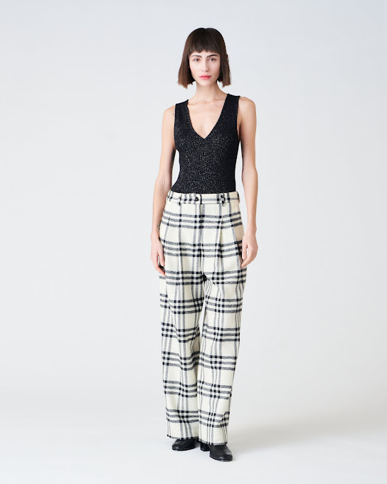 Suoli Pantalone Check C/pences Moda