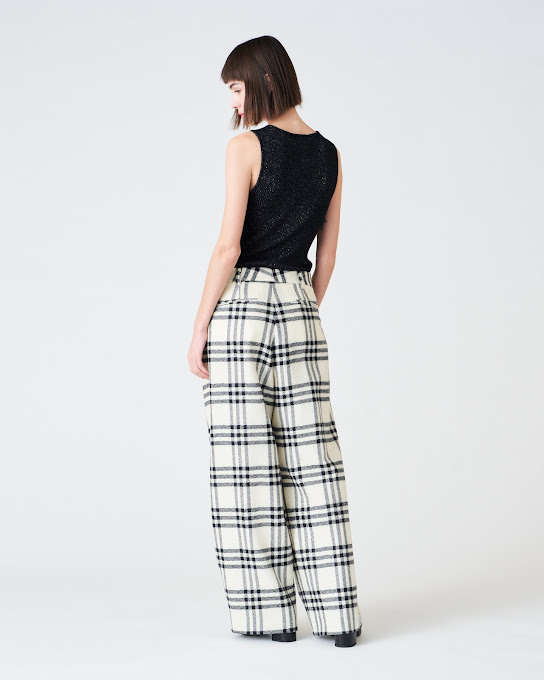 Suoli Pantalone Check C/pences Moda