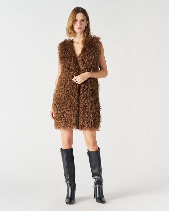 Suoli Gilet Davanti In Pelliccia Convenienza