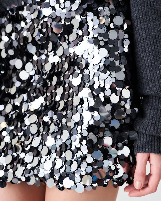 Suoli Minigonna In Macro Paillettes Online