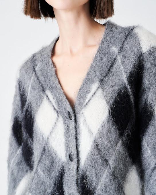 Suoli Cardigan In Maglia Ad Intarsio Ballantine Spedizione Gratuita