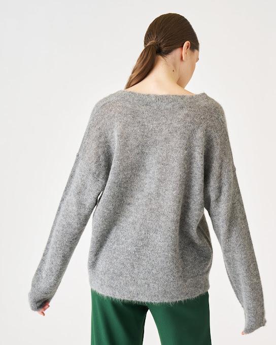 Suoli Maglia Over Scollo V Affare Del Giorno