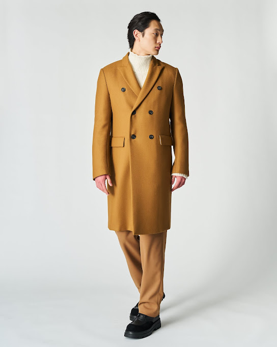 Suoli Cappotto Doppiopetto Pura Lana In Saldo