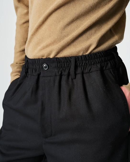Suoli Pantalone Pura Lana Elastico Moda