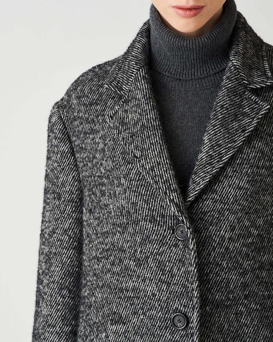 Suoli Cappotto Tessuto Diagonale Negozi Online