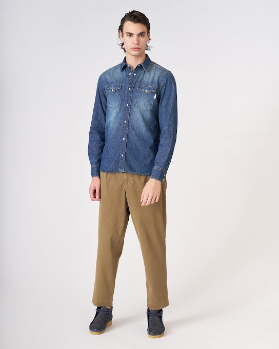 Suoli Camicia Texana Denim Sconto