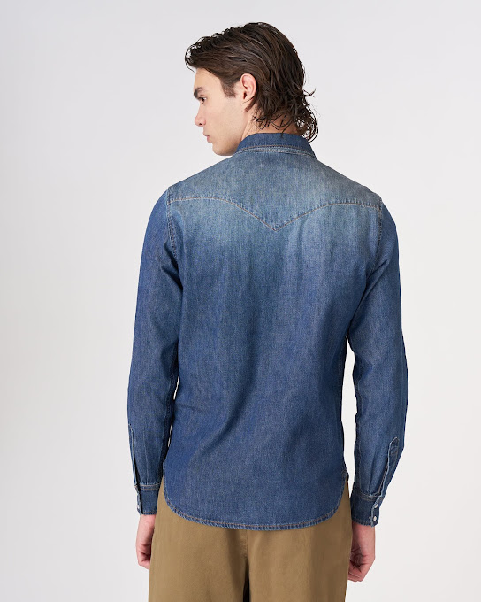 Suoli Camicia Texana Denim Sconto