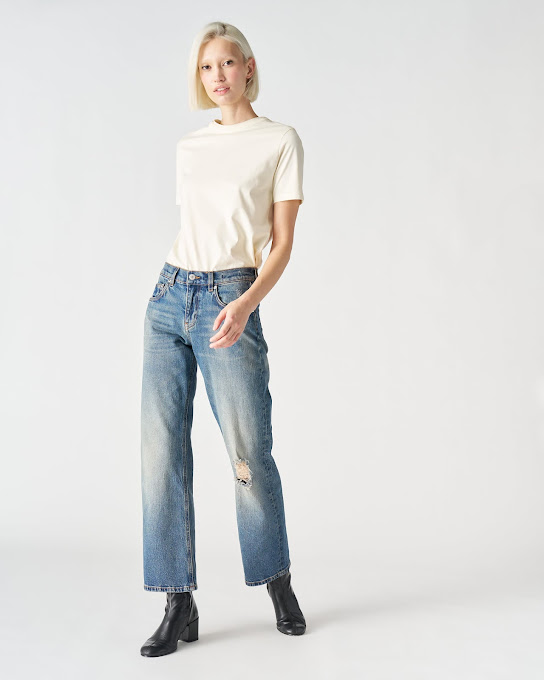 Suoli Pantalone Denim Low Rise Zoe 2025