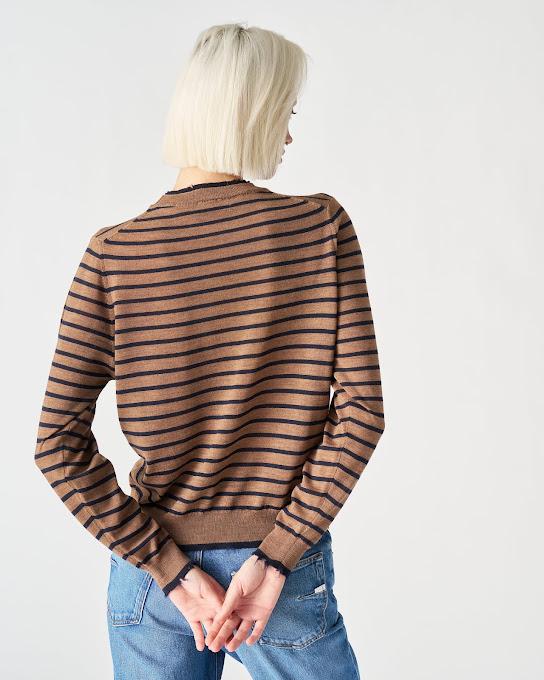 Suoli Maglia Girocollo 2 Colli Rigata Online