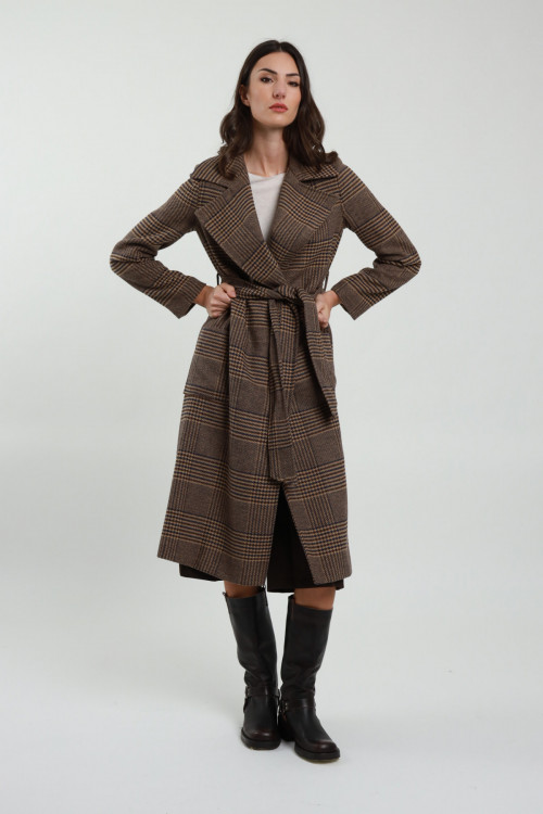 Susy Mix Cappotto Check Hotsell