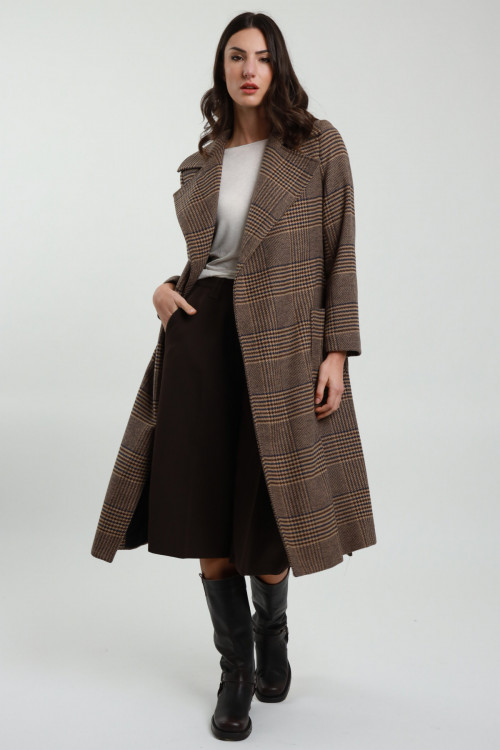 Susy Mix Cappotto Check Hotsell
