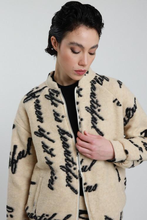 Susy Mix Bomber in Lana Cotta Negozio