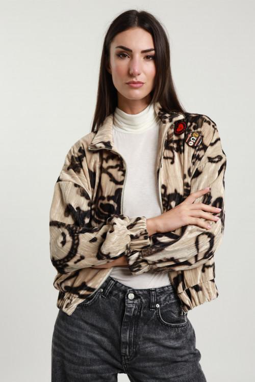 Susy Mix Bomber in Ciniglia In Saldo