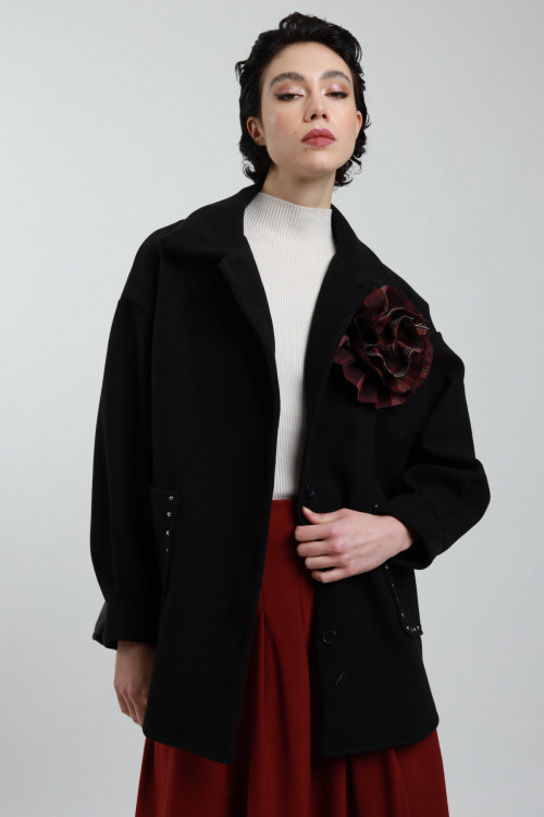 Susy Mix Giacca Doppio Tessuto Moda