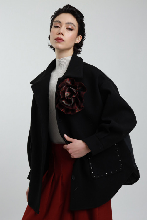 Susy Mix Giacca Doppio Tessuto Moda