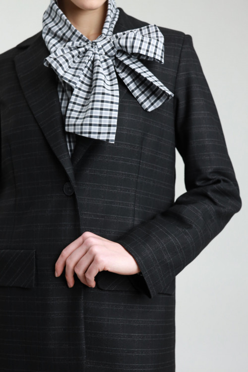 Susy Mix Giacca Check Lurex Italia