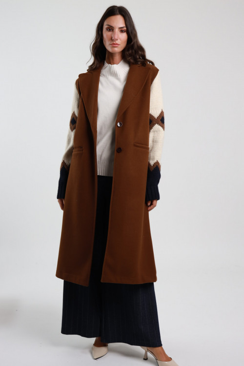 Susy Mix Cappotto Maniche Maglia Shopping Online