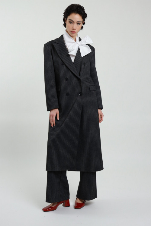 Susy Mix Cappotto Gessato Offerta