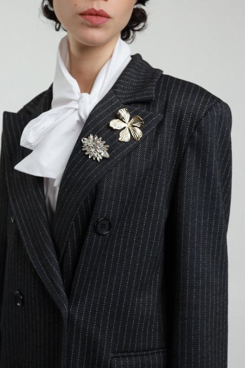 Susy Mix Cappotto Gessato Offerta