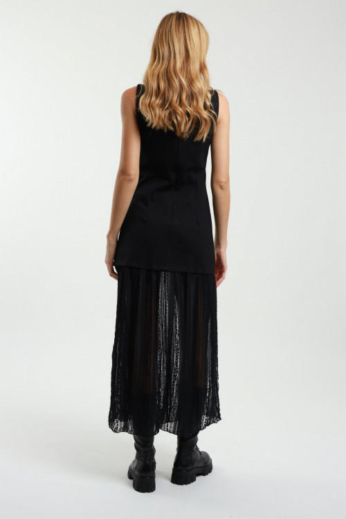 Susy Mix Abito con Gonna in Pizzo Presa