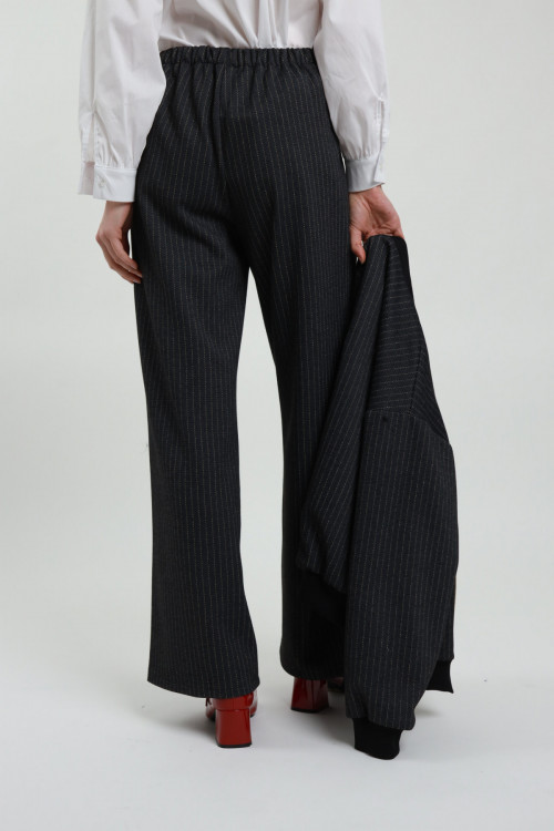 Susy Mix Pantalone Dritto Gessato Economico
