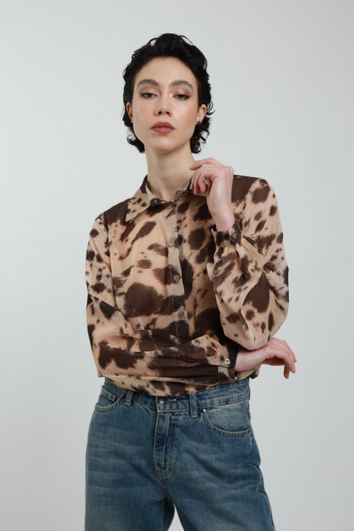 Susy Mix Camicia Fantasia Animalier I Più Venduti