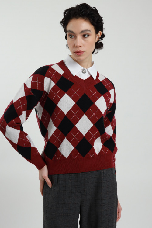 Susy Mix Maglia a Rombi Promozione