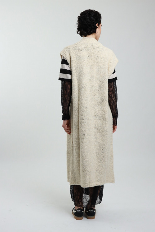 Susy Mix Gilet Lungo Boucle Fino al 50% di sconto