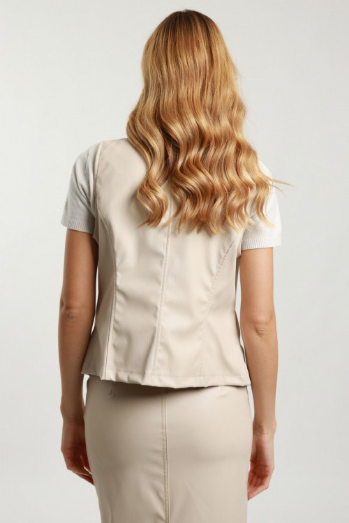 Susy Mix Gilet Ecopelle Outlet