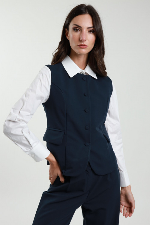 Susy Mix Gilet e Pantaloni Pezzi Unici