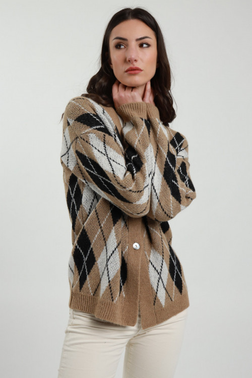 Susy Mix Cardigan a Rombi Promozione Limitata