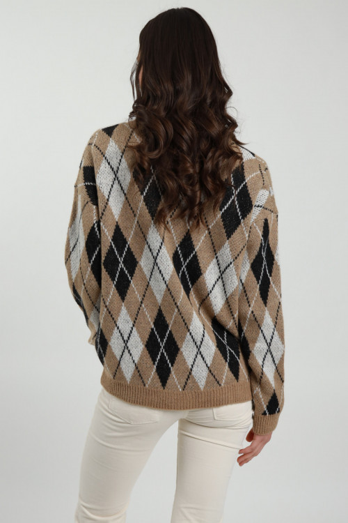 Susy Mix Cardigan a Rombi Promozione Limitata