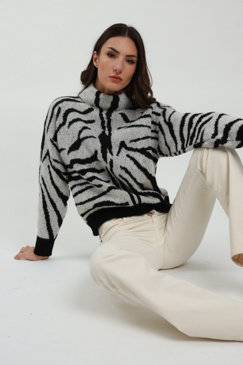 Susy Mix Maglia Zebrata Shopping Online